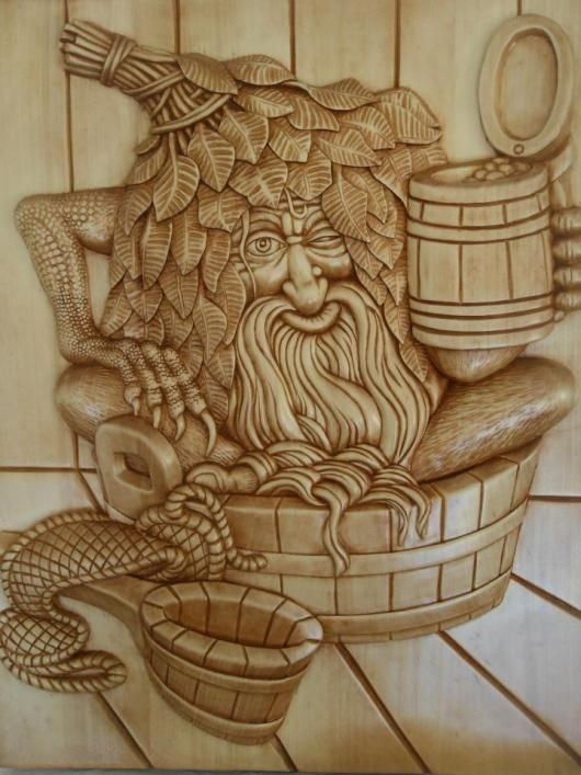 Славянская мифология Банник рисунок