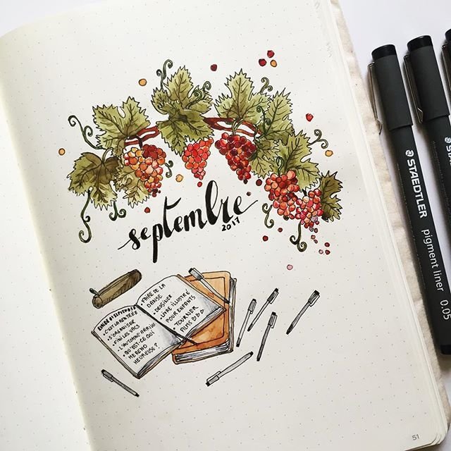 Буллет джорнал September