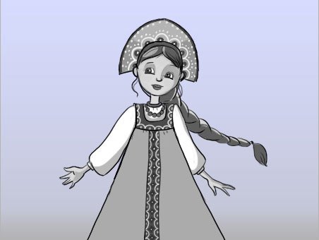 Василиса прекрасная рисунок