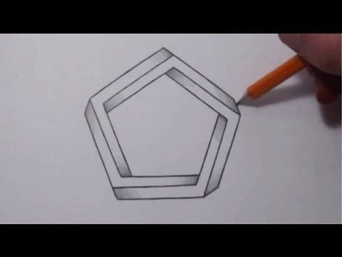 3д рисунки карандашом