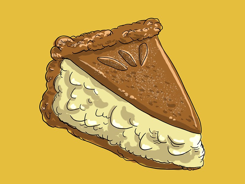 Рисунок пирога