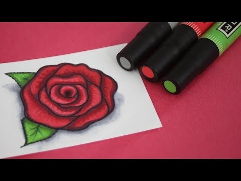Лёгкие рисунки фломастерами