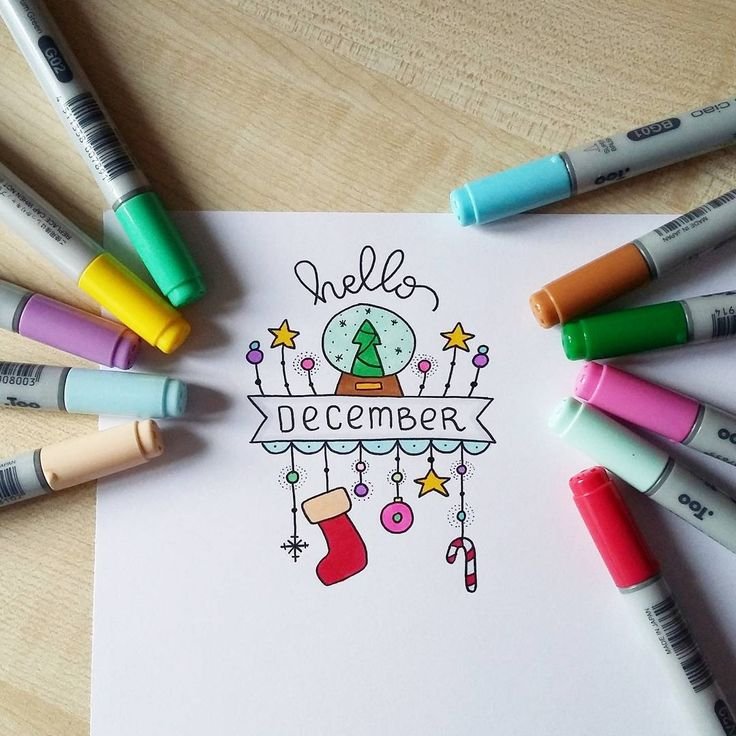 Идеи для рисунков маркерами