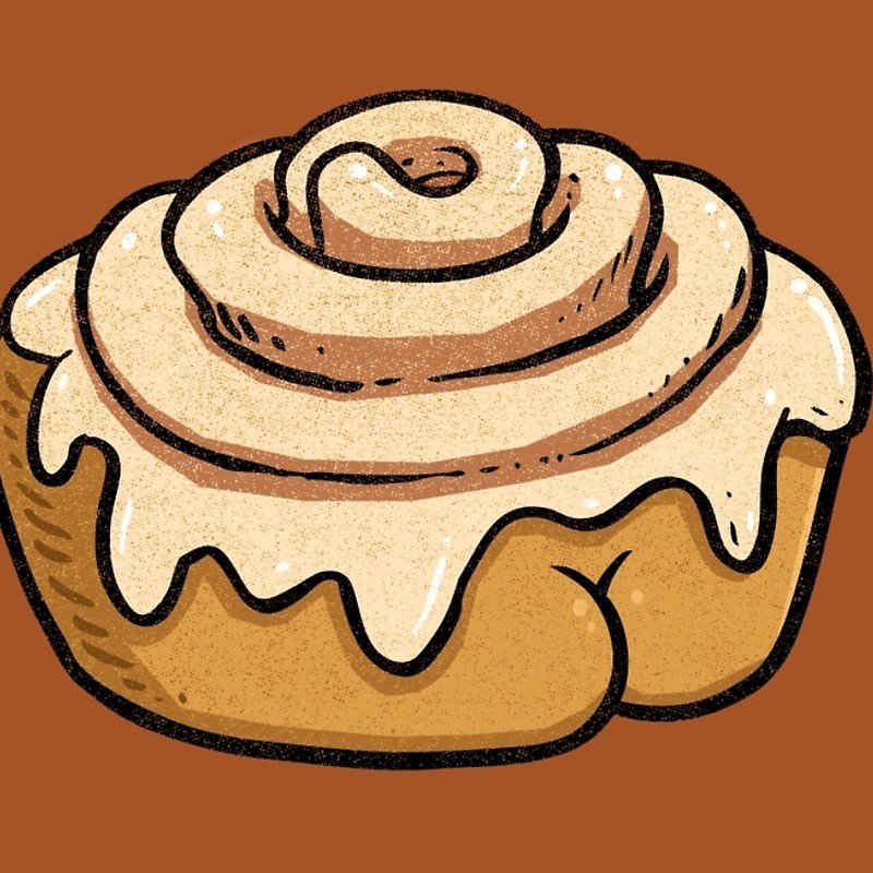 Булочки нарисованные карандашом