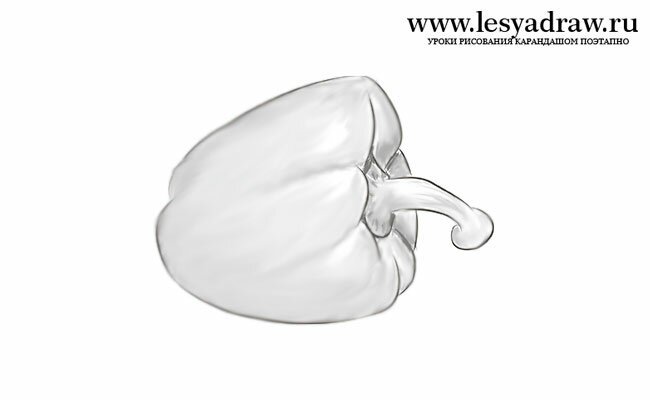 Перец рисунок карандашом