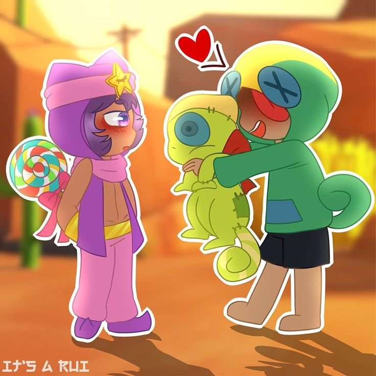 Brawl Stars Сэнди x Леон