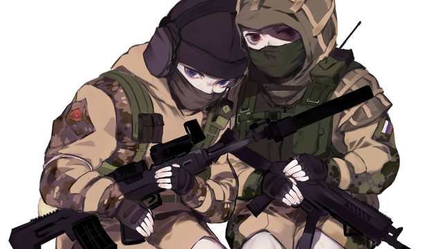 Аниме солдат