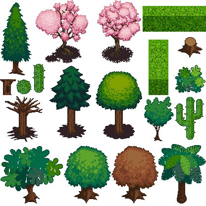 Дерево Tileset