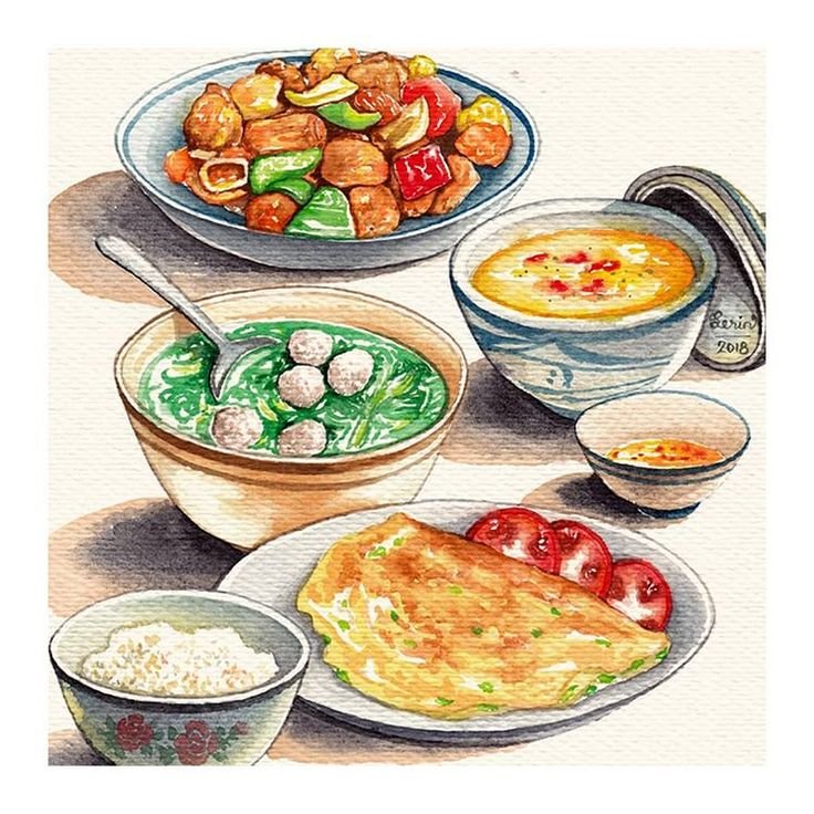 Рисунки еды