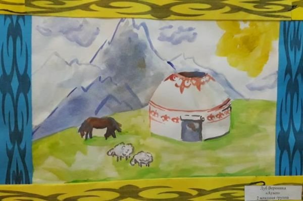 Рисунки на тему моя Родина Казахстан