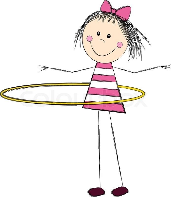 Девочка с обручем