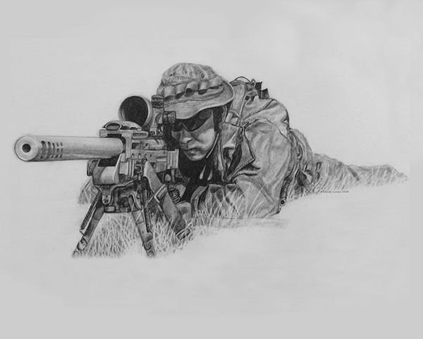 Снайпер эскиз
