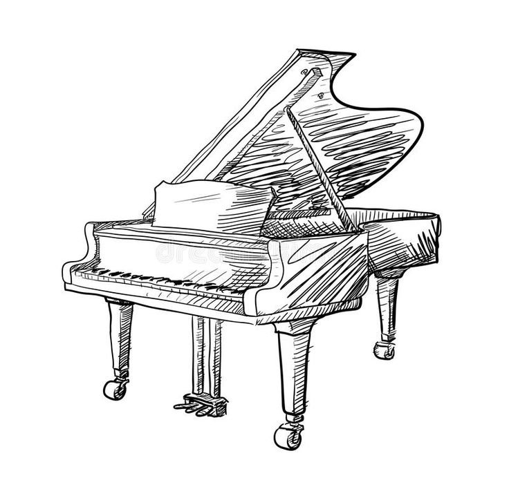 Фортепиано рисунок