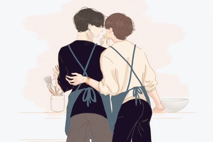 Taekook Kiss fanart
