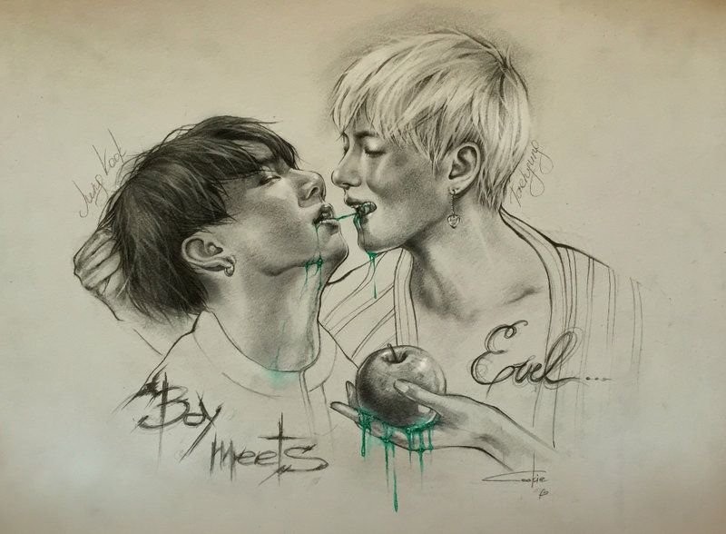 BTS Vkook Art