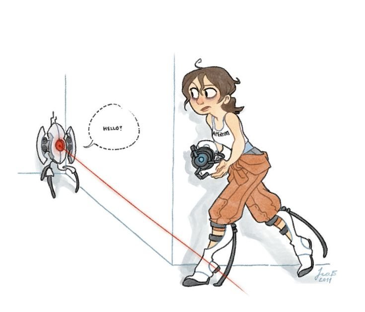 Portal 2 Wheatley Art