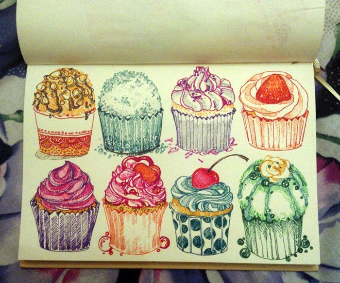 Пироженки рисунки