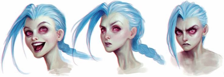 League of Legends Джинкс арт