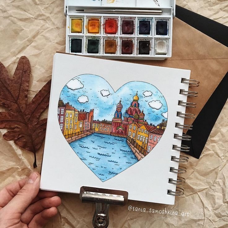 Идеи для рисования в скетчбуке