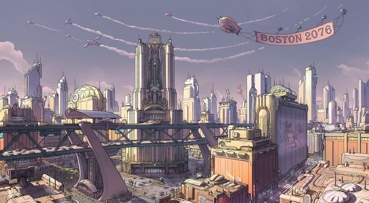 Бостон арт фоллаут 4