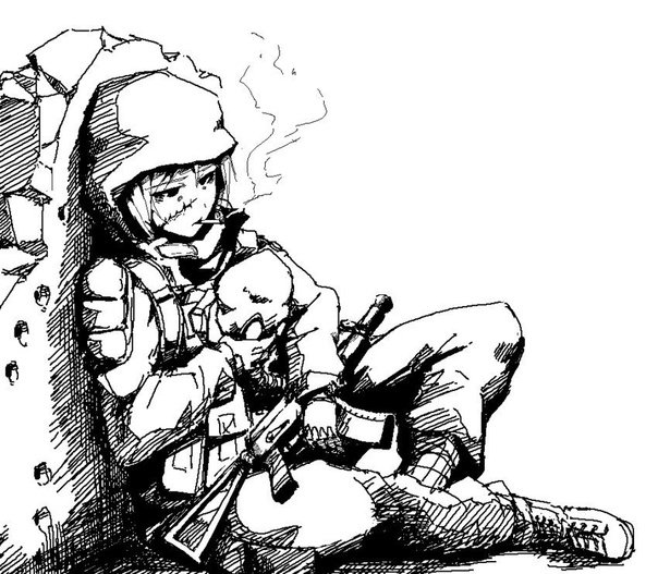 Сталкер рисунки карандашом