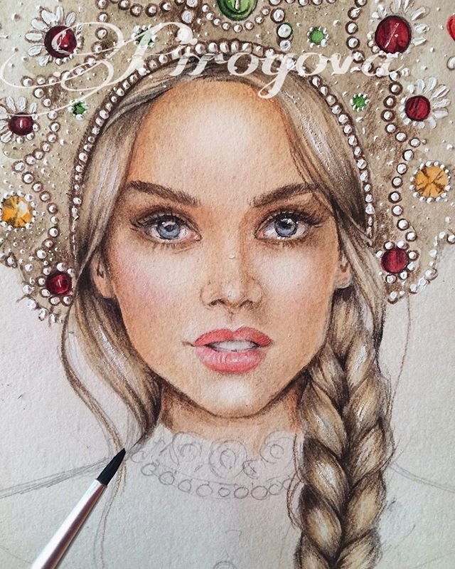 Ирина Пирогова Fashion illustration
