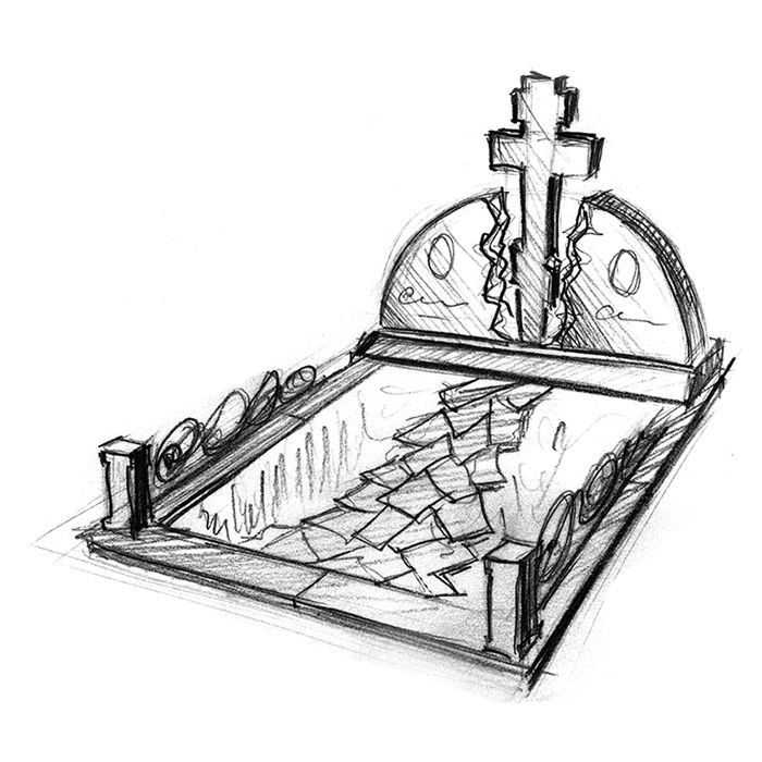 Памятник рисунок