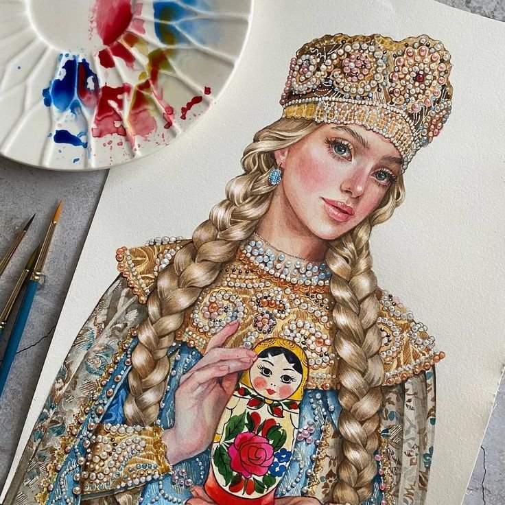 Ирина Пирогова Fashion illustration