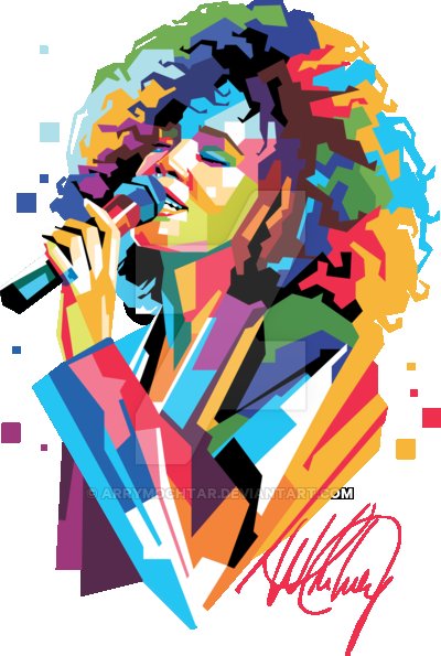 Whitney Houston Art