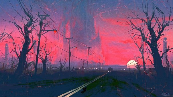 Gloomy background