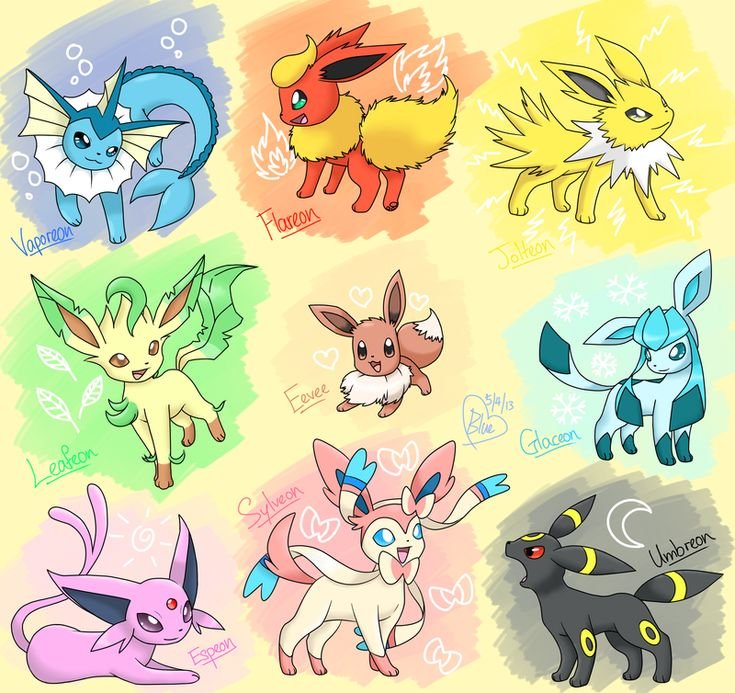 Eevee Serena Эволюция