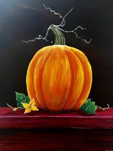 Оля тыква Флик арт фулл