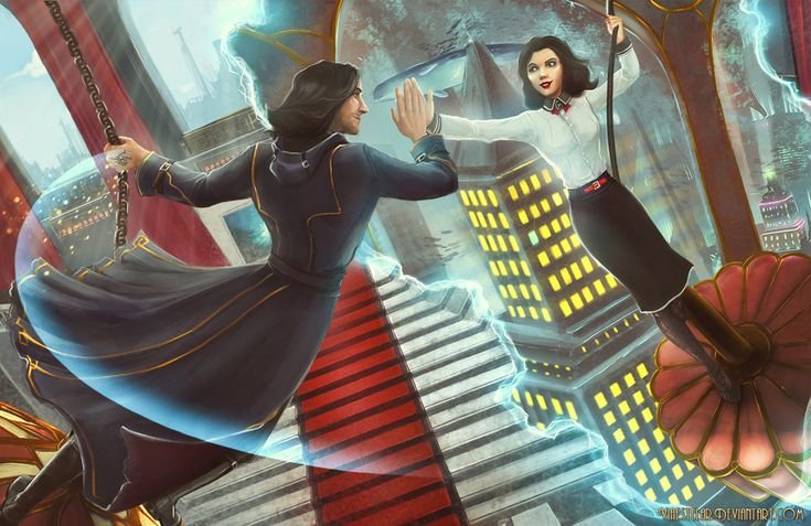 Bioshock Infinite Элизабет арт