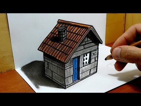 Объемный домик