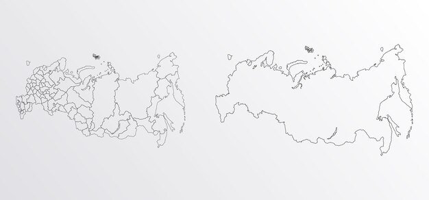 Очертания россии