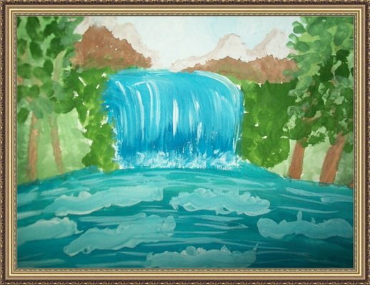 Нарисовать красоту воды