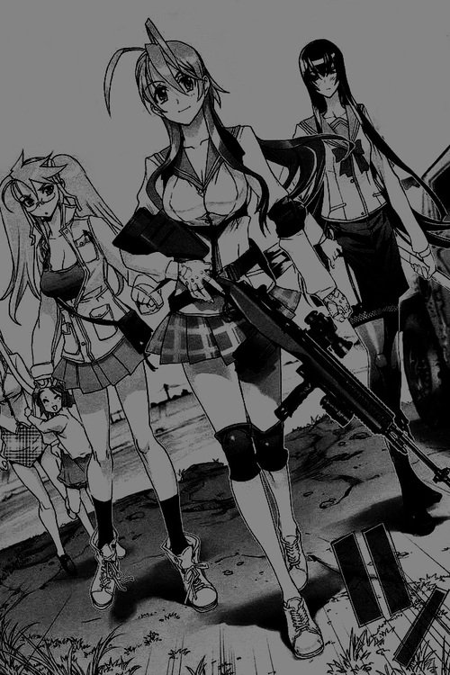 Highschool of the Dead Манга