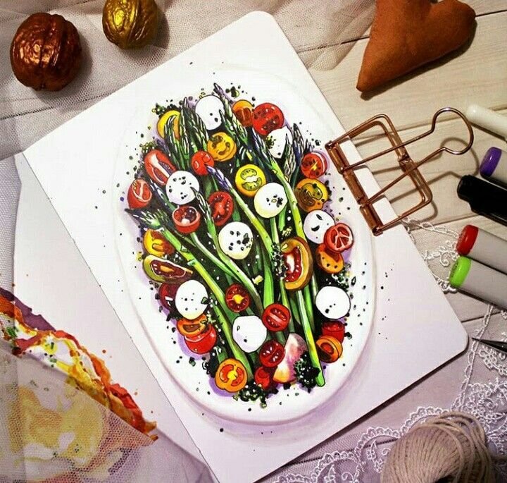 Фуд скетчинг