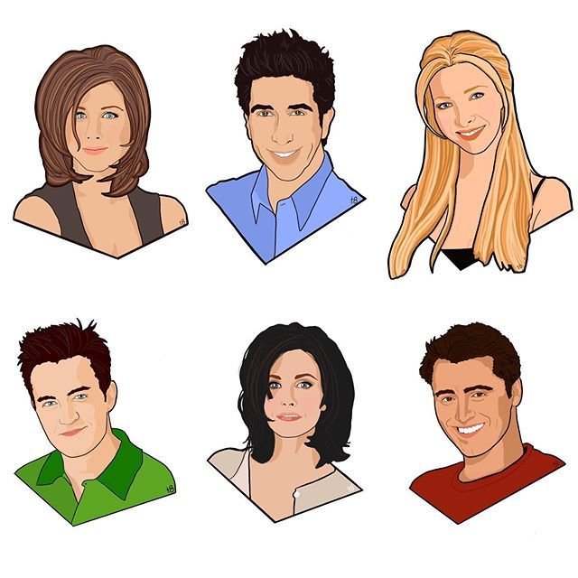 Арт сериал друзья