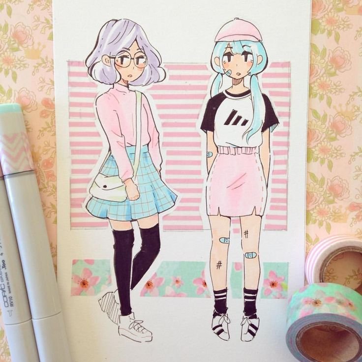 Милый стиль рисования