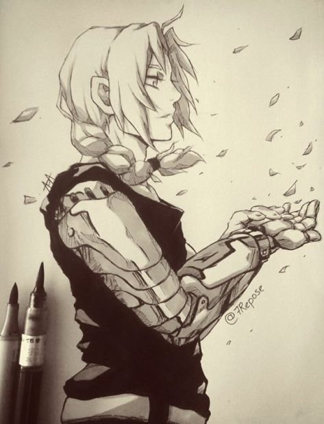 Стальной алхимик чб