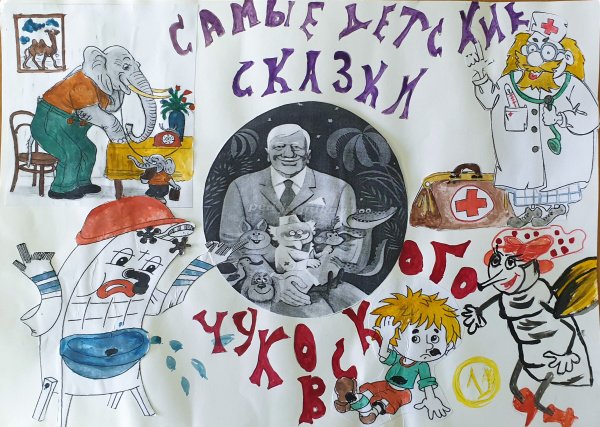 Иллюстрации к произведениям Чуковского для детей