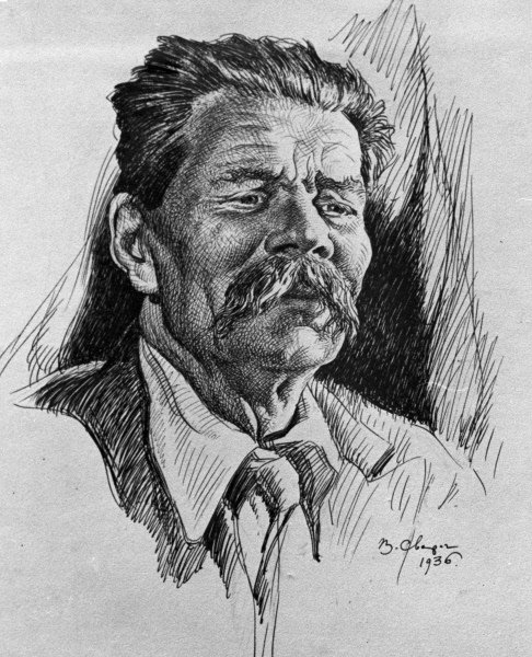 М Горький портрет