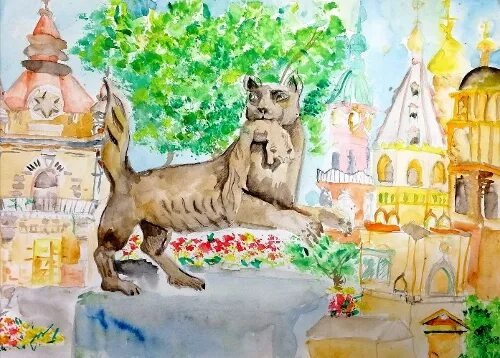 Рисунок Бабр Иркутск ребенку
