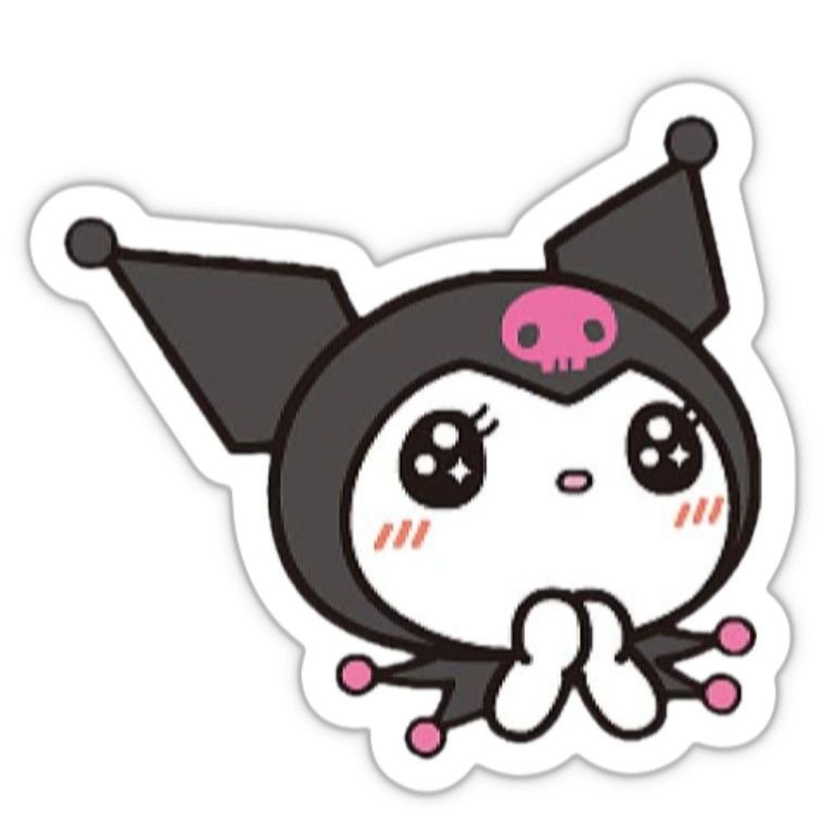 Стикеры Хеллоу Китти Kuromi