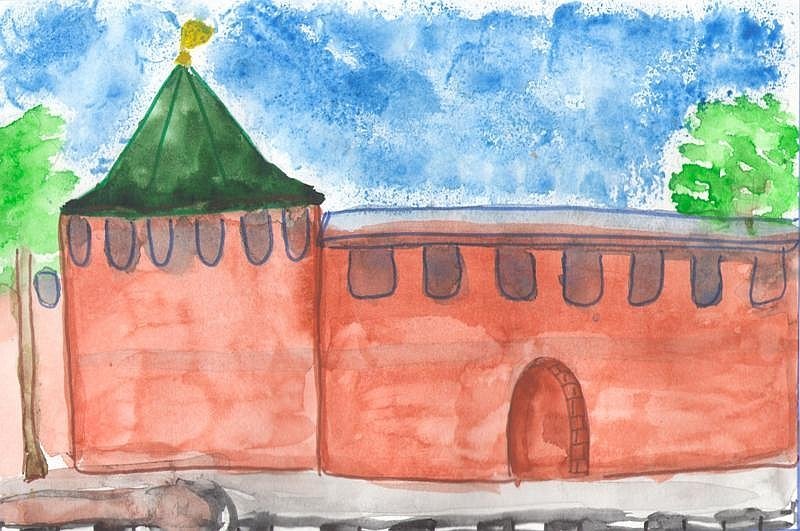 Зарисовки Нижегородский Кремль