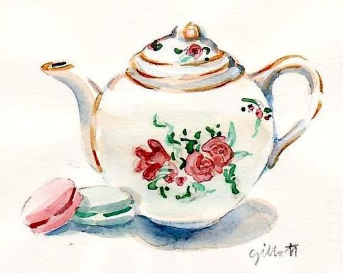 Чайник рисунок