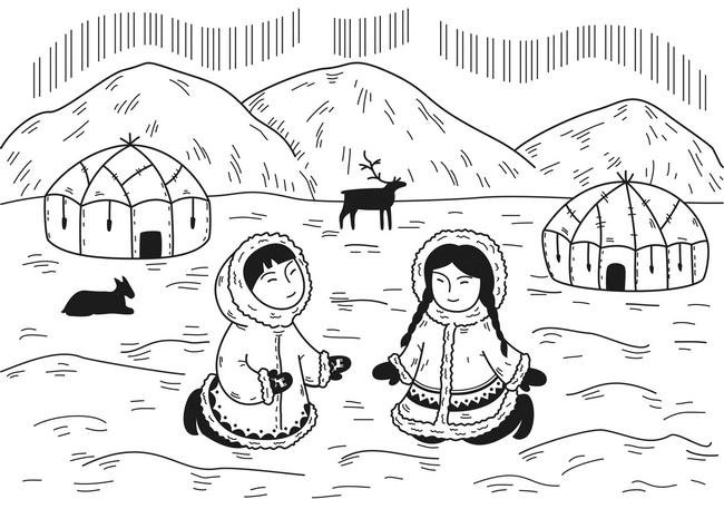 Эскимосы для дошкольников