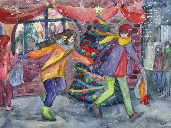 Многофигурная композиция в живописи