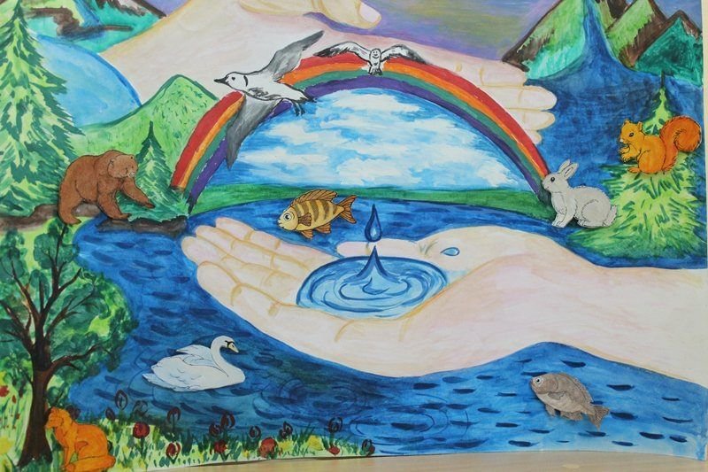 Рисунок на тему защита воды
